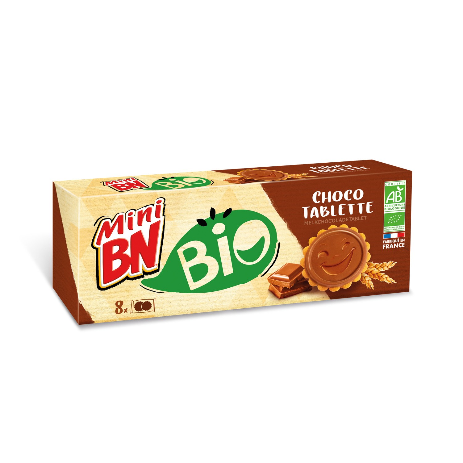 Biscuits tablettes choco Bio BN