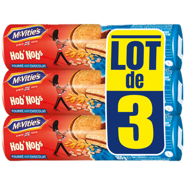 Biscuits Hob'Nobs Goût chocolat