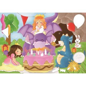 Kit 10 Cartes d'anniversaire Princesse - Maildor