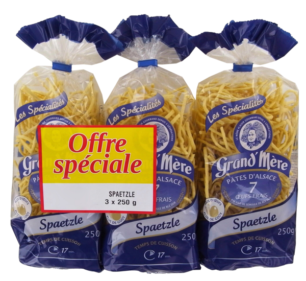 PÂTES D'ALSACE AUX ŒUFS FRAIS IGP SPAETZLE

