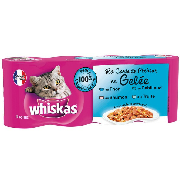 whiskas REPAS EN GELÉE WHISKAS code EAN 3065890073616 