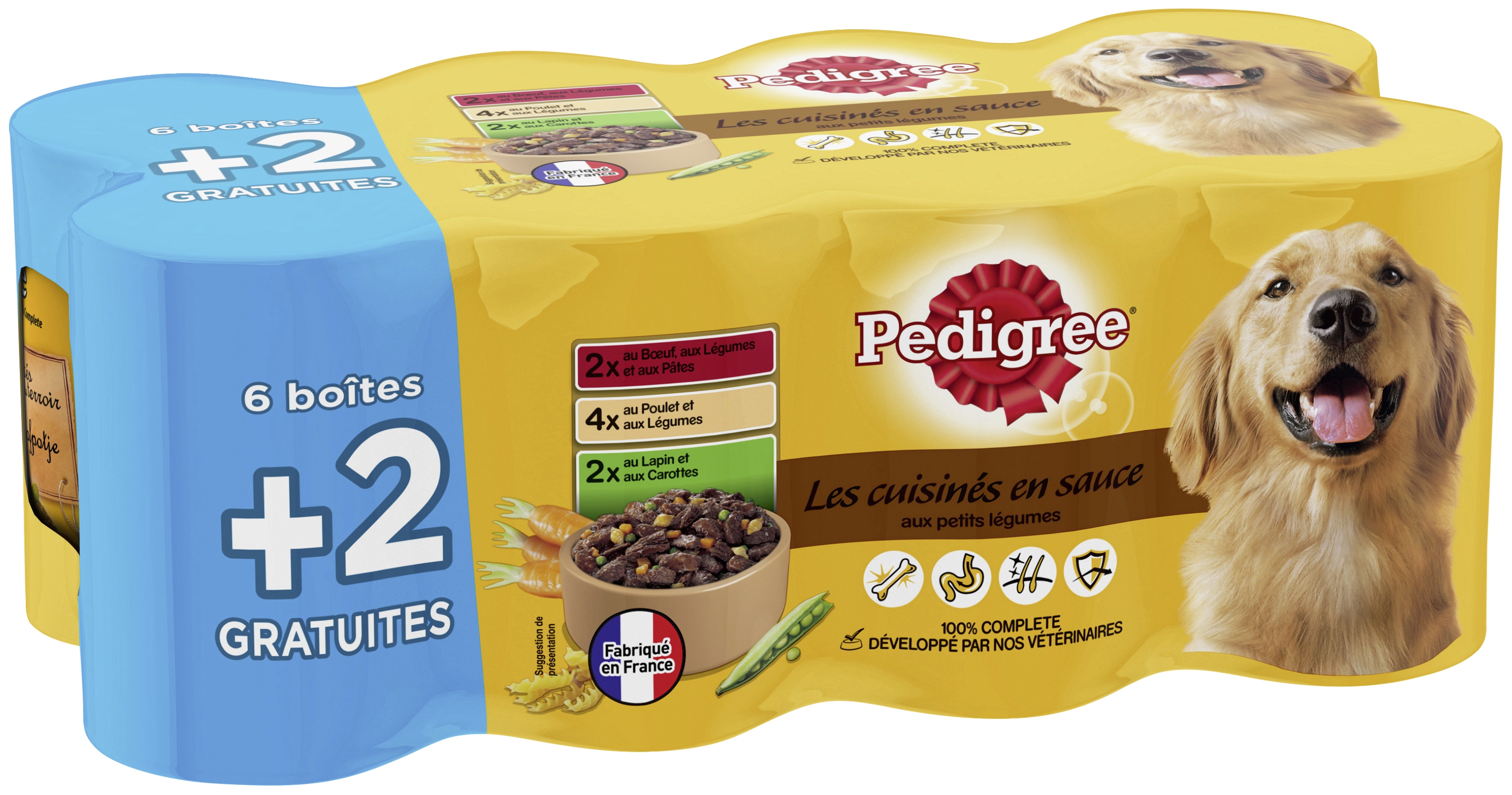 Les cuisinés en sauce 3 variétés Pedigree