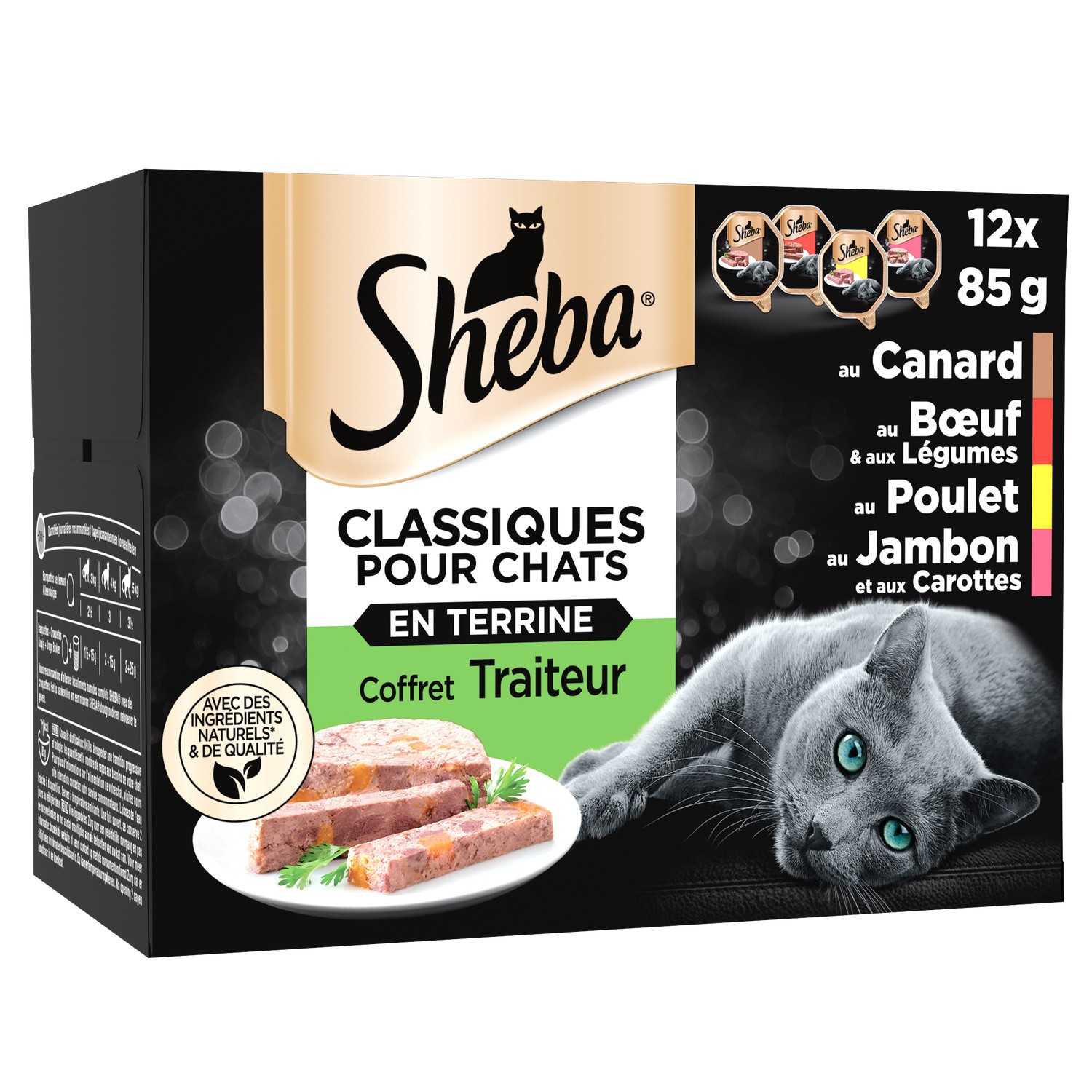 Pâtée pour chat viandes SHEBA