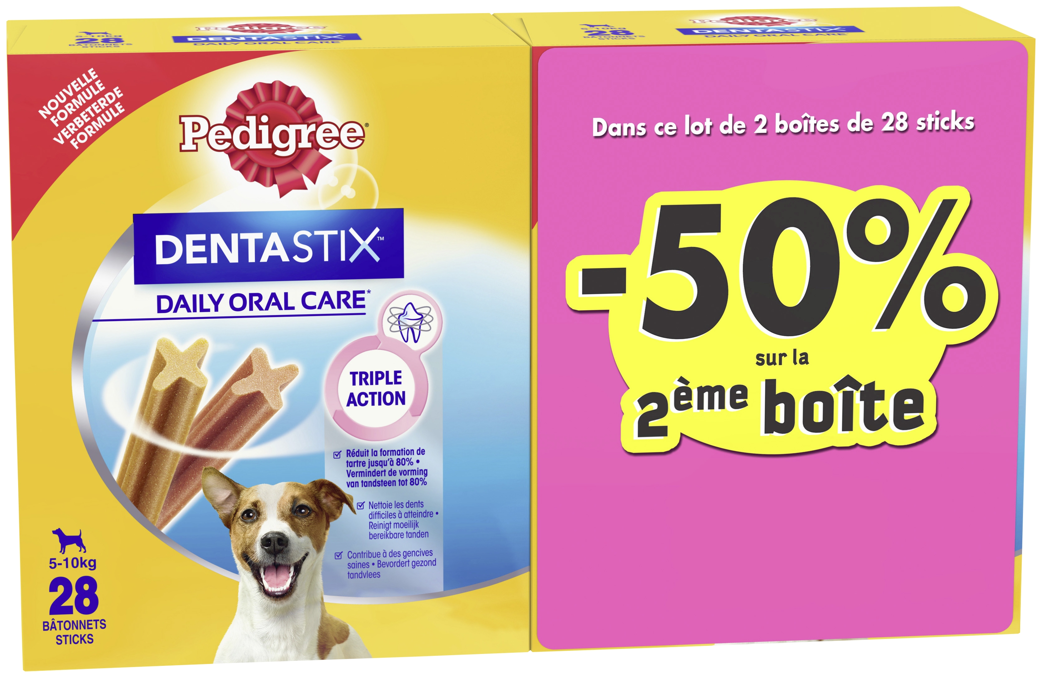 Bâtonnets hygiène bucco-dentaire dentastix peti...