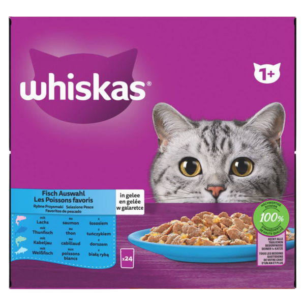 Pâtée pour chat en gelée