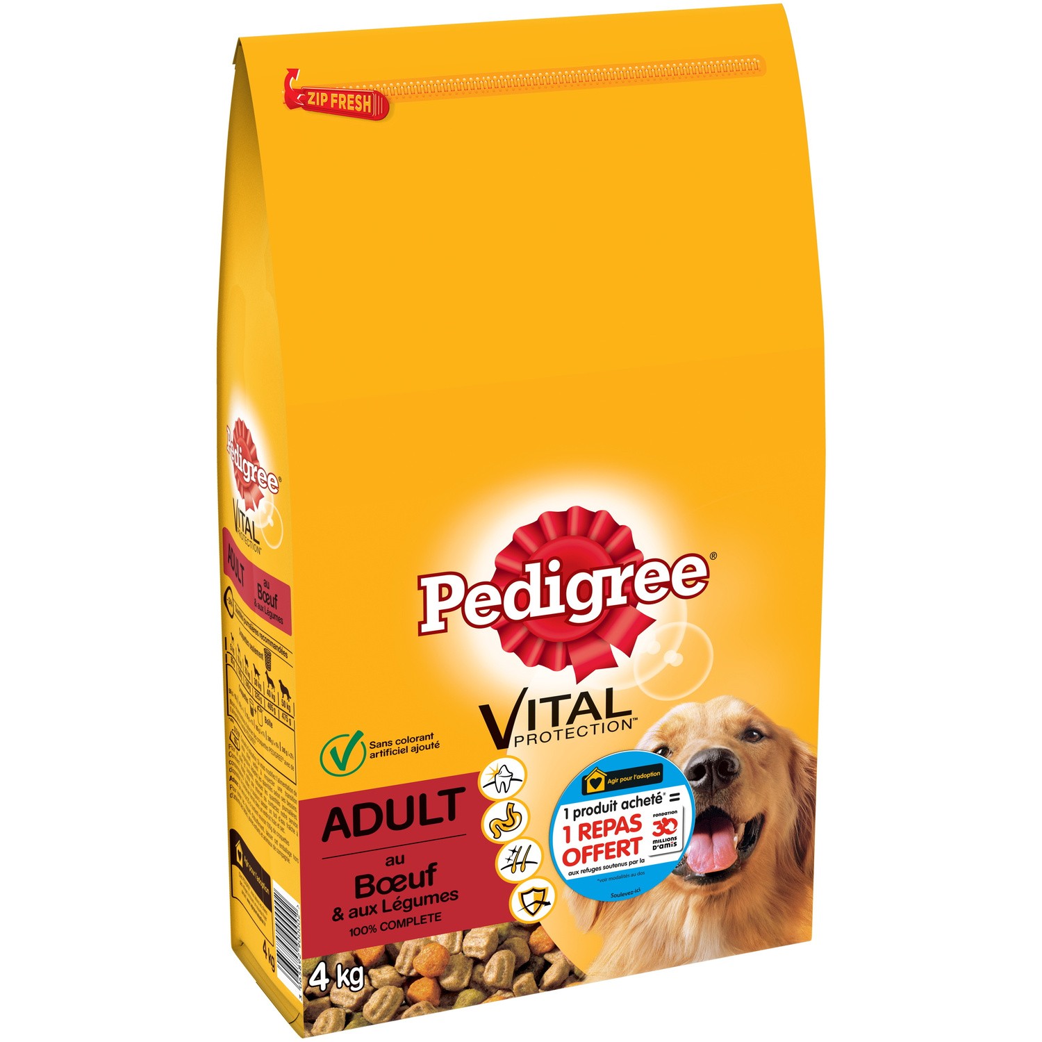 Croquettes pour chiens moyens et grands chiens au bœuf PEDIGREE 3065892900002 PEDIGREE Croquettes pour chiens moyens et grands chiens au bœuf PEDIGREE 3065892900002 PEDIGREE