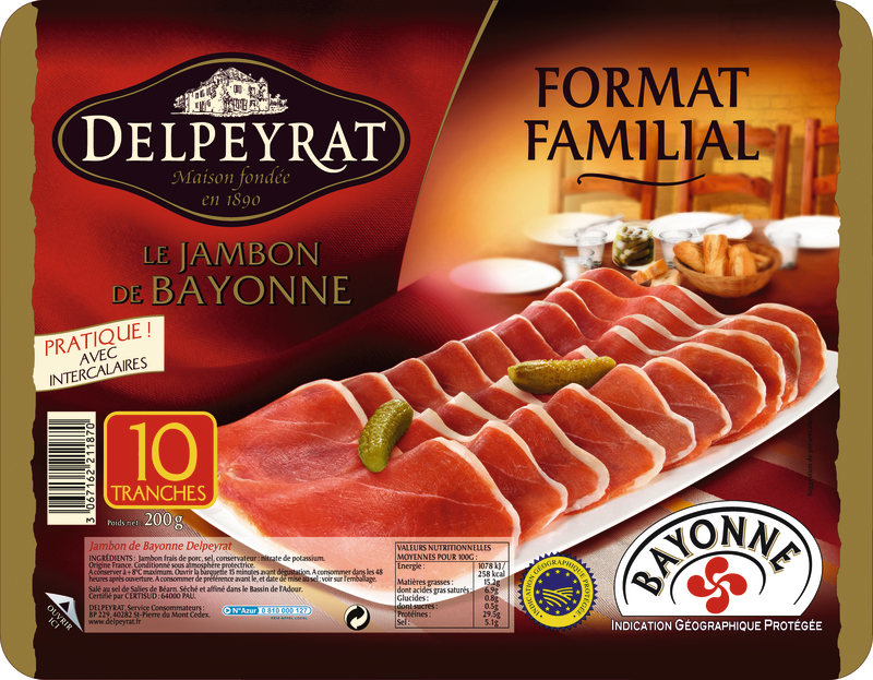 PLATEAU DE JAMBON DE BAYONNE 