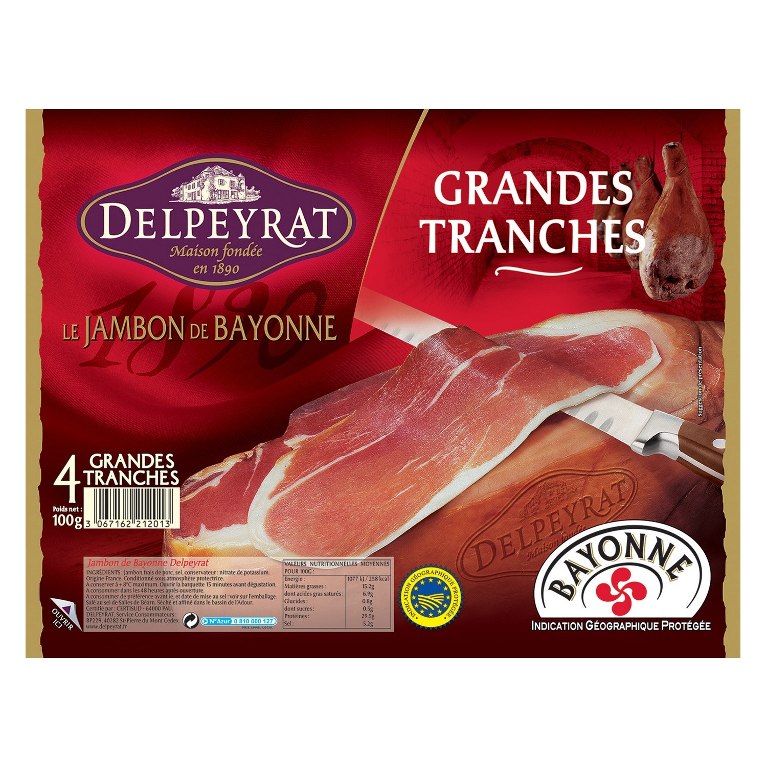 Jambon de Bayonne DELPEYRAT
