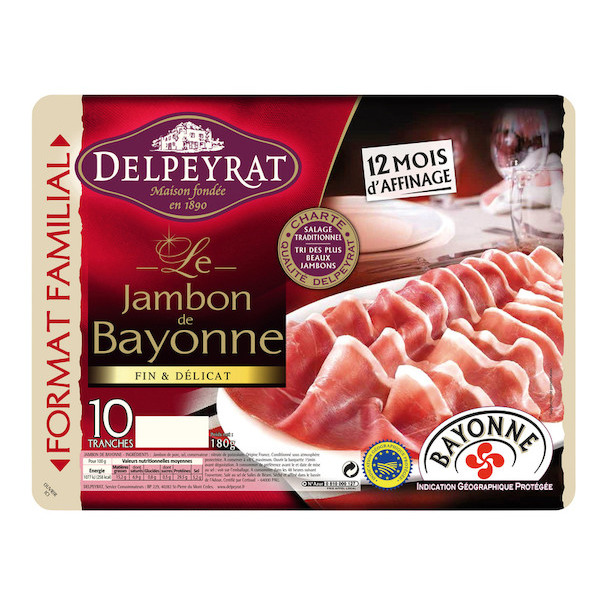 delpeyrat Le Jambon de Bayonne code EAN 3067163619170 