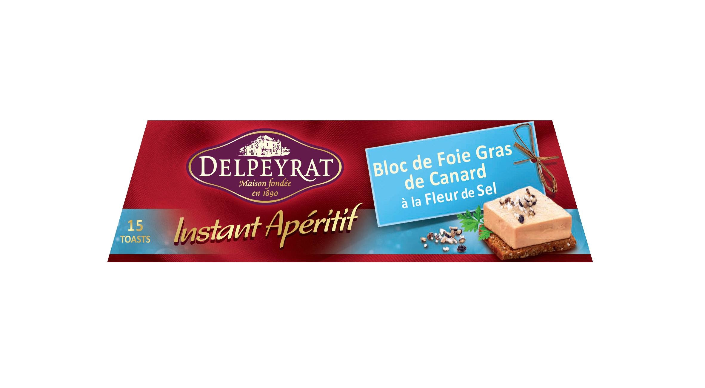 Bloc de Foie Gras de Canard Instant Apéritif à la fleur de sel DELPEYRAT 3067163624464 (3067163624464)