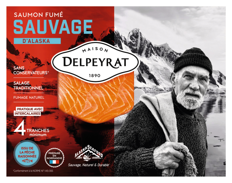 LE SAUMON FUMÉ SAUVAGE D'ALASKA 4T (1) Delpeyrat