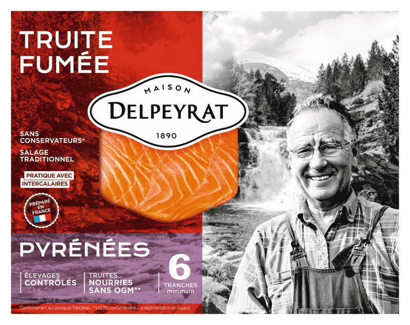 TRUITE FUMÉE PYRÉNÉES delpeyrat