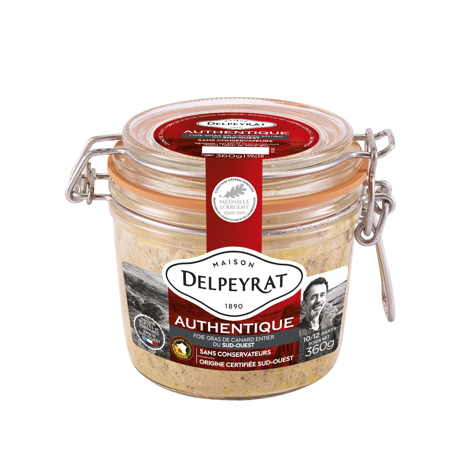 Foie gras de canard entier DELPEYRAT