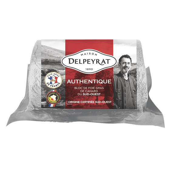 Bloc de foie gras de canard I.G.P du Sud-Ouest