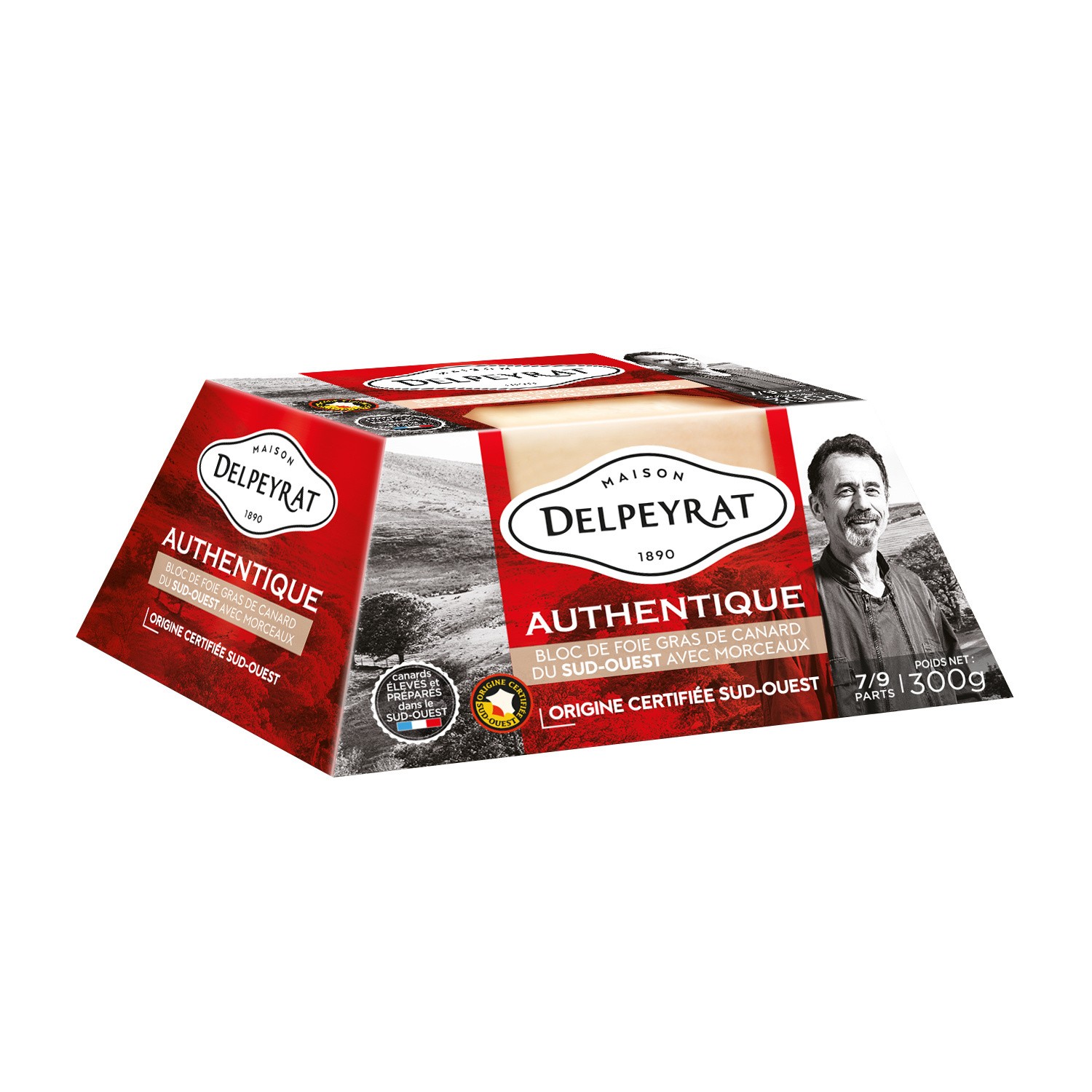 Bloc de foie gras de canard sud ouest DELPEYRAT