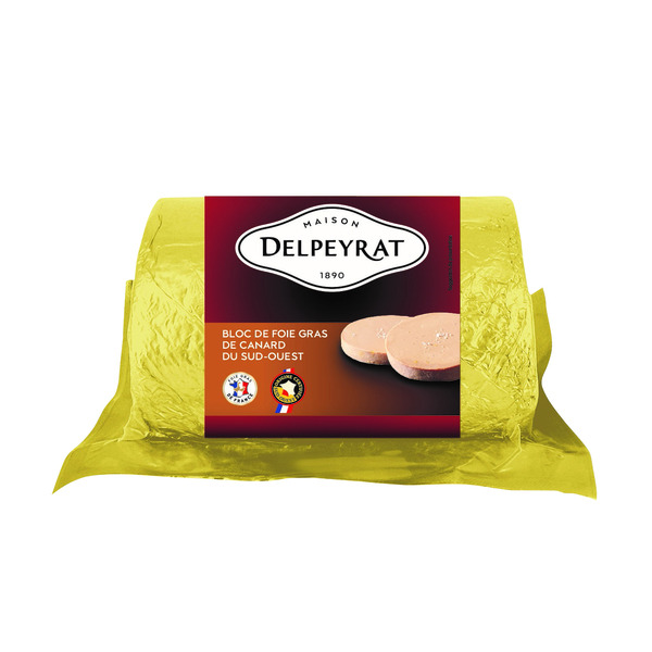 Bloc de foie gras de canard du Sud Ouest
