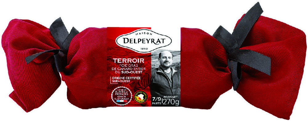 FOIE GRAS DE CANARD ENTIER DU SUD-OUEST TERROIR TORCHON “DELPEYRAT” 3067163647852 (3067163647852)