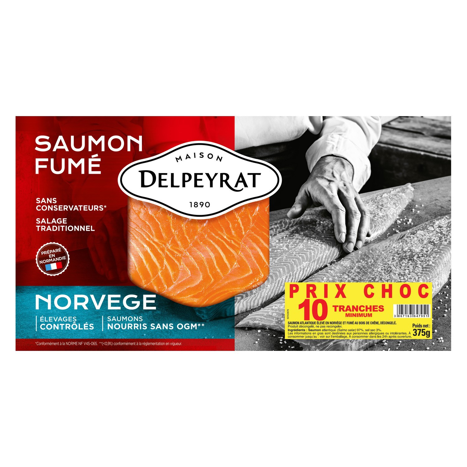 Saumon fumé de Norvège DELPEYRAT