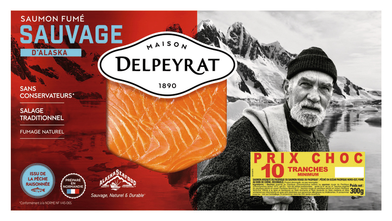 Saumon fumé sauvage d'Alaska