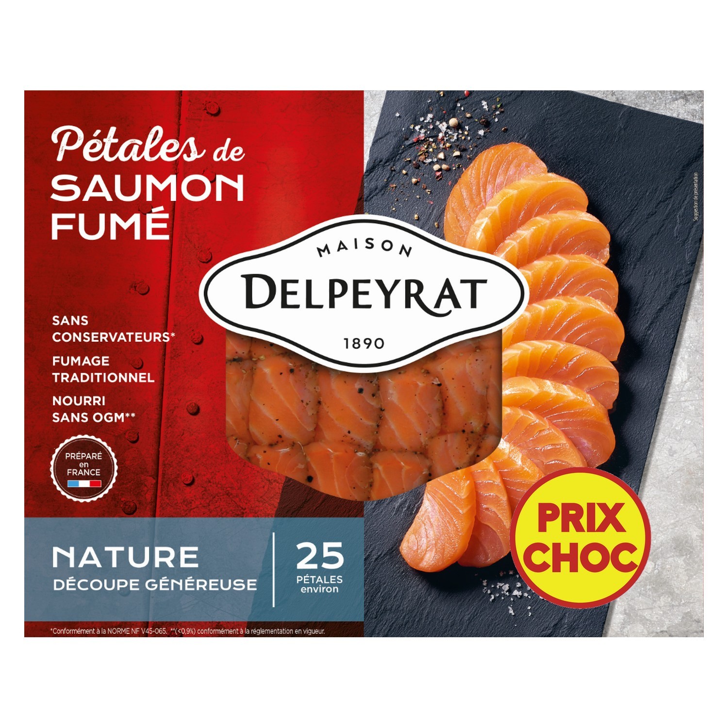 Saumon fumé nature DELPEYRAT