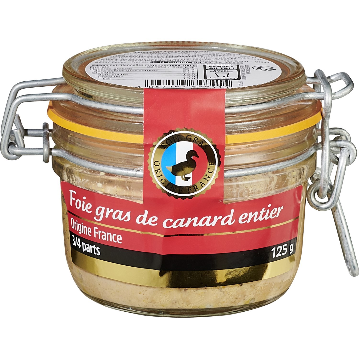 Foie gras de canard entier 