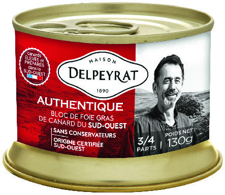 BLOC DE FOIE GRAS DE CANARD AUTHENTIQUE “DELPEYRAT” 3067163648545 (3067163648545)