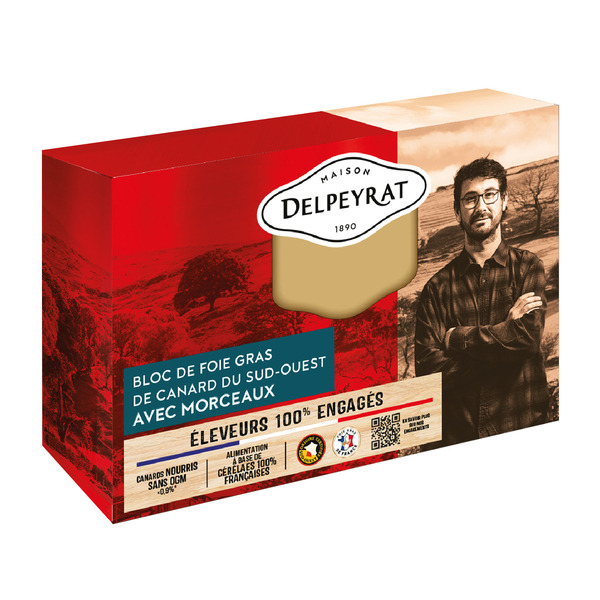 Bloc de Foie gras de Canard I.G.P. du Sud-Ouest...