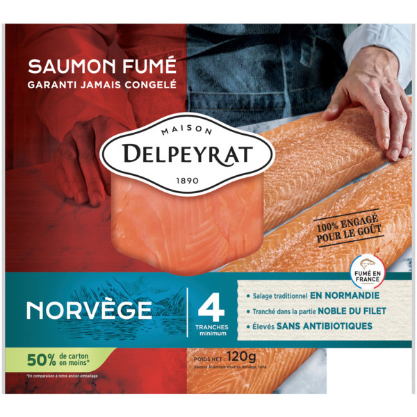 LE SAUMON FUMÉ NORVÈGE
