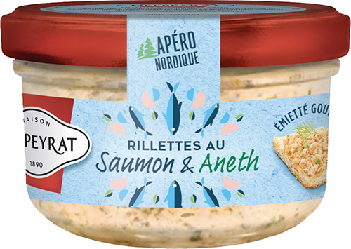 DELPEYRAT RILLETTES AU SAUMON & ANETH code EAN 3067163661070 