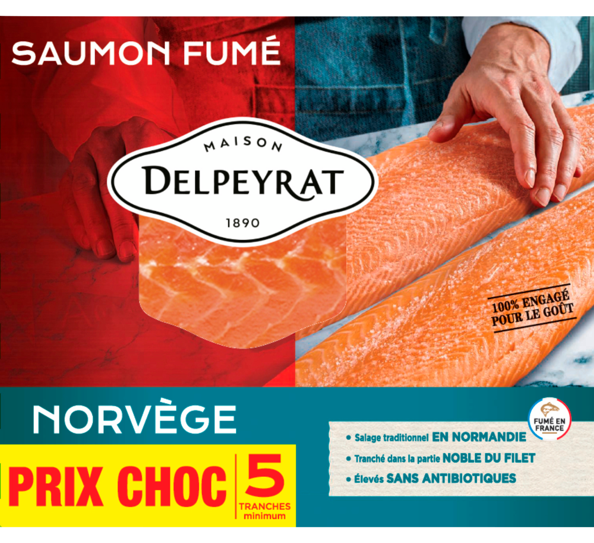 Saumon fumé de norvège