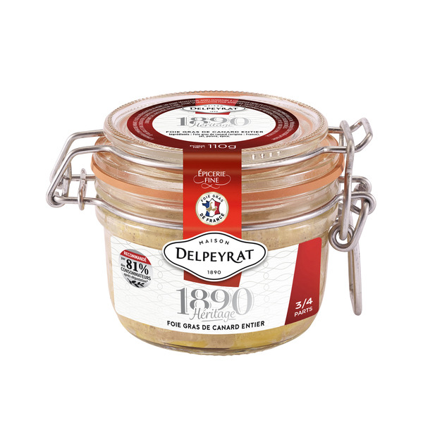 DELPEYRAT Foie gras de canard entier code EAN 3067163662534 