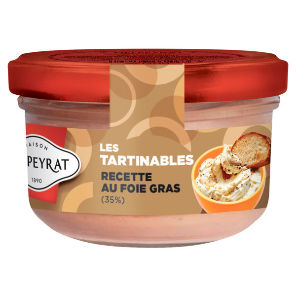 TARTINABLE DE FOIE GRAS 
