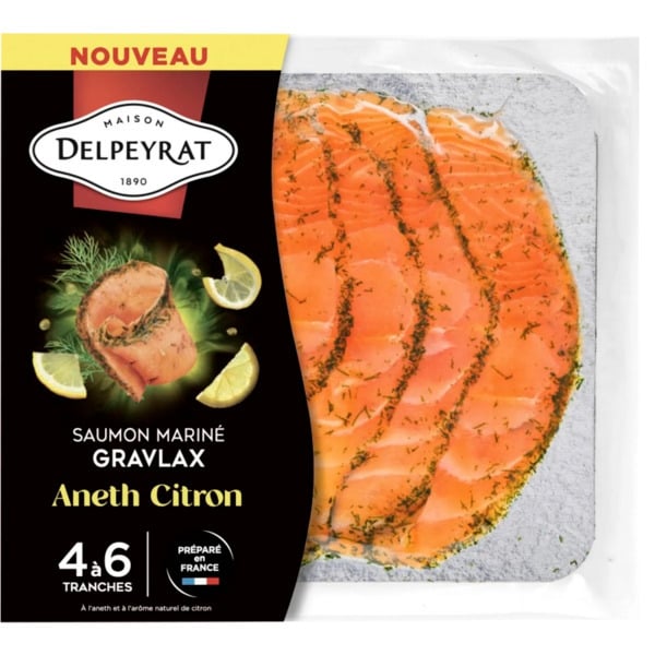  Saumon Mariné Gravlax Maison Delpeyrat code EAN 3067163664071 