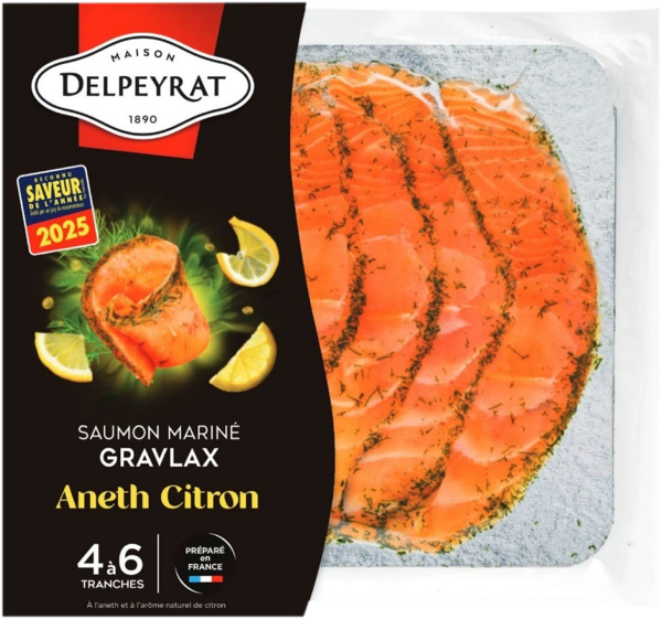  Saumon Mariné Gravlax Maison Delpeyrat code EAN 3067163666570 