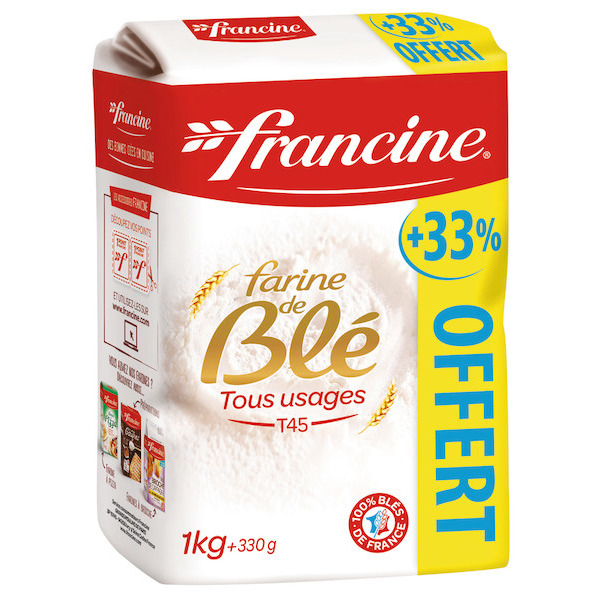 FARINE DE BLÉ FRANCINE T45