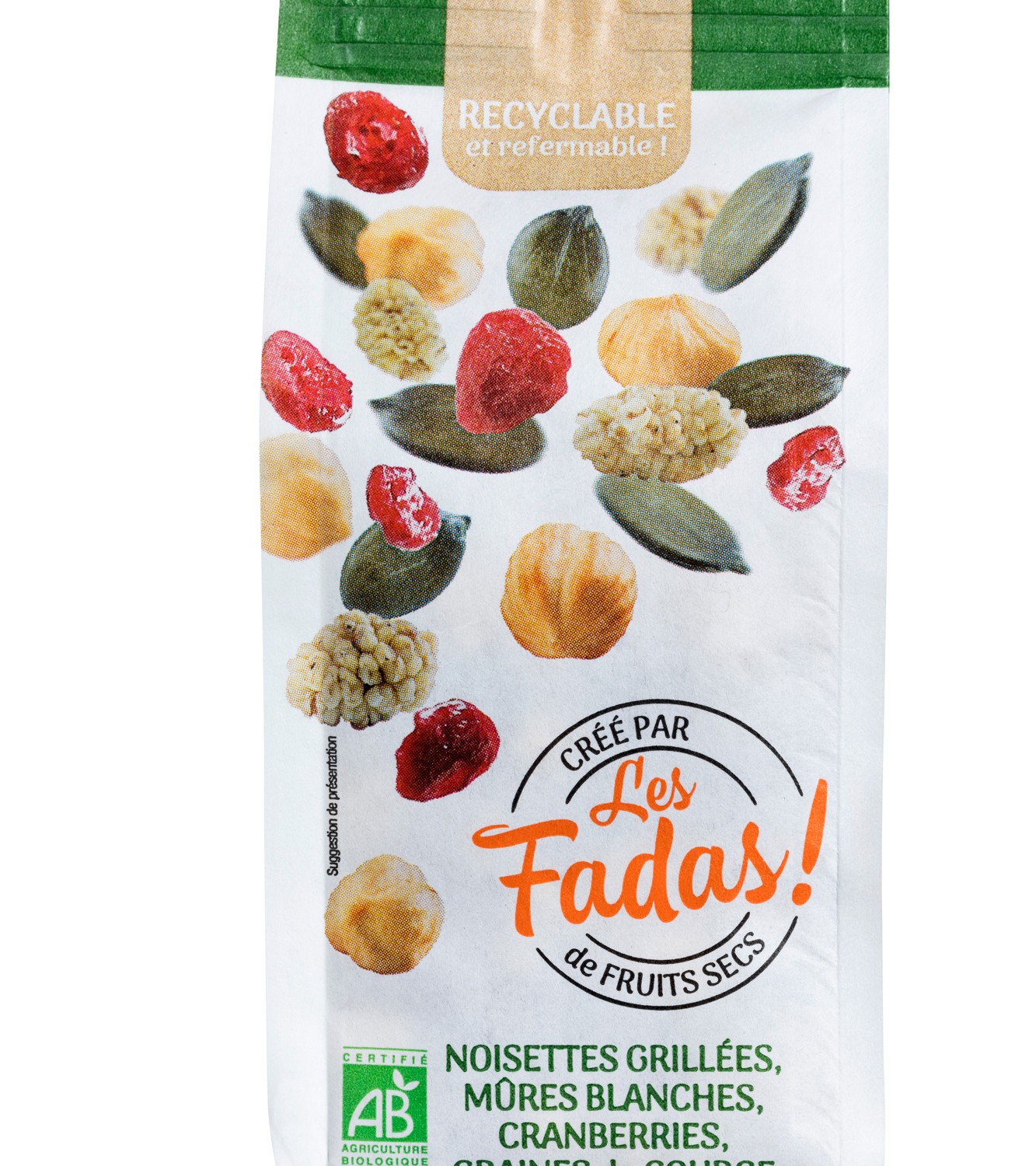 LES FADAS FRUIT SEC Mélange fruits secs Bio LES FADAS FRUIT SEC code EAN 3068230016632 