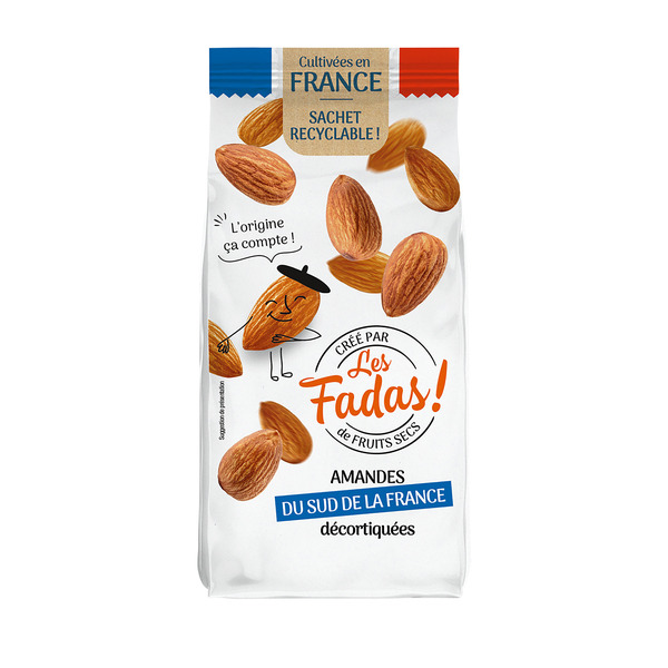  Amande décortiquée LES FADAS code EAN 3068230016915 