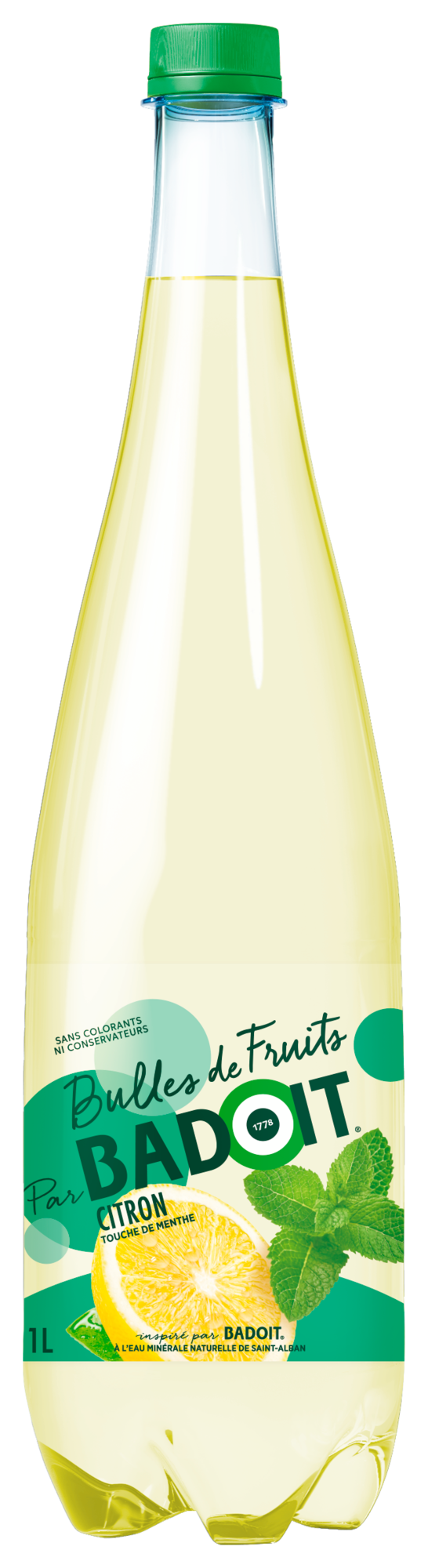 EAU MINÉRALE NATURELLE BULLES DE FRUITS CITRON TOUCHE DE MENTHE 3068320118444 BADOIT EAU MINÉRALE NATURELLE BULLES DE FRUITS CITRON TOUCHE DE MENTHE 3068320118444 BADOIT