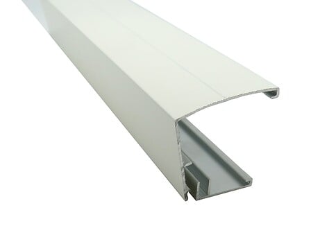 PROFILES Profil vissable bordure - Blanc - 3m
