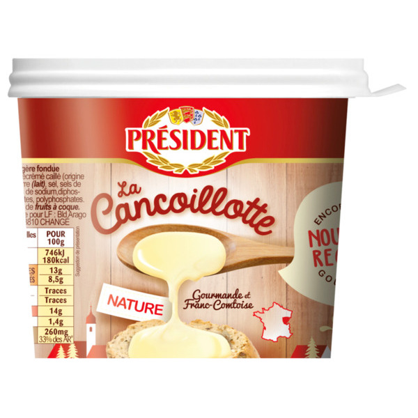 PRÉSIDENT CANCOILLOTTE NATURE  
 code EAN 3070053520104 