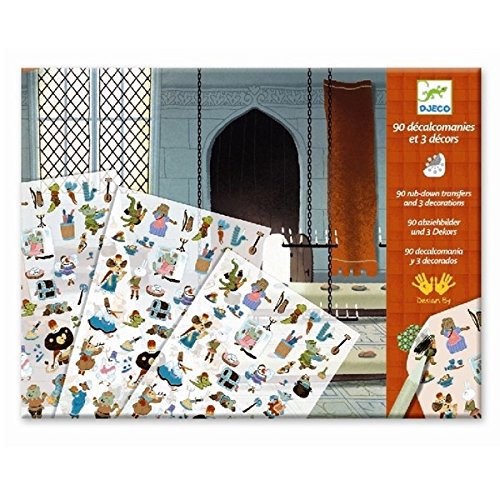 Décalcomanies Petites histoires au Moyen âge Djeco