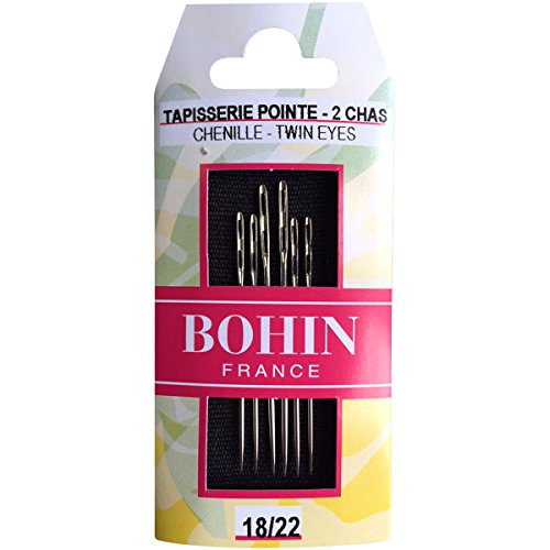 Double Eye Chenille main aiguilles taille 18/22