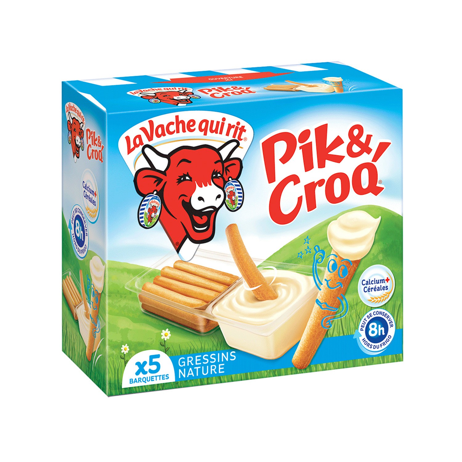 Fromage fondu gressins nature 