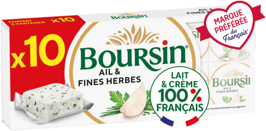  FROMAGE PASTEURISE BOURSIN code EAN 3073781036749 