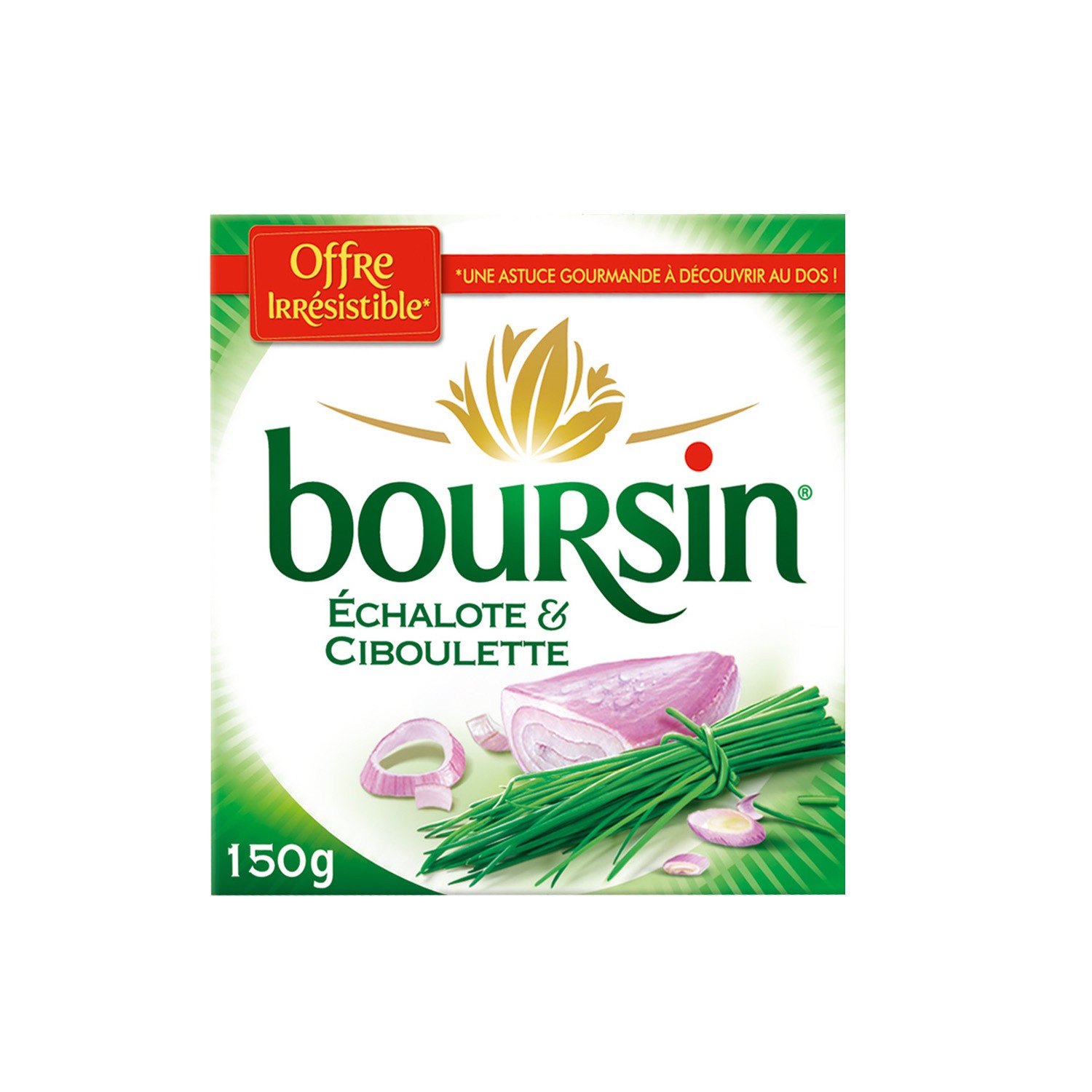 Fromage à tartiner échalote & ciboulette BOURSIN