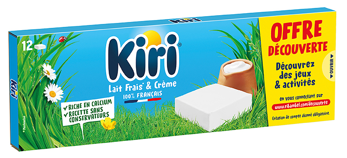 KIRI KIRI CRÈME 29% MAT.GR. code EAN 3073781126839 