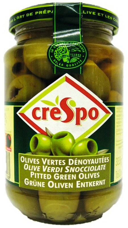 Olives vertes dénoyautées