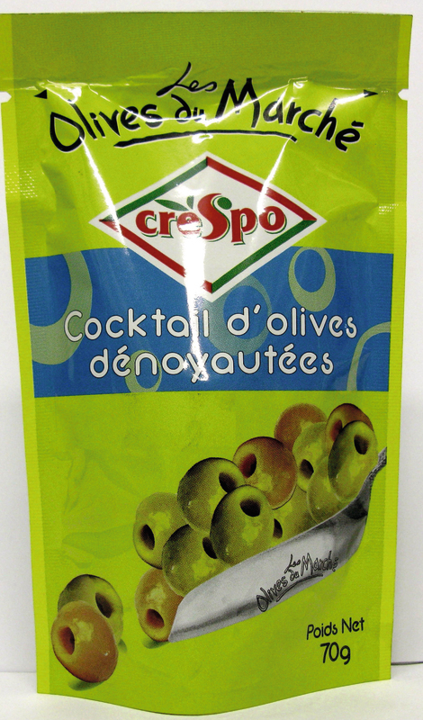 Cocktail d'olives vertes dénoyautées
