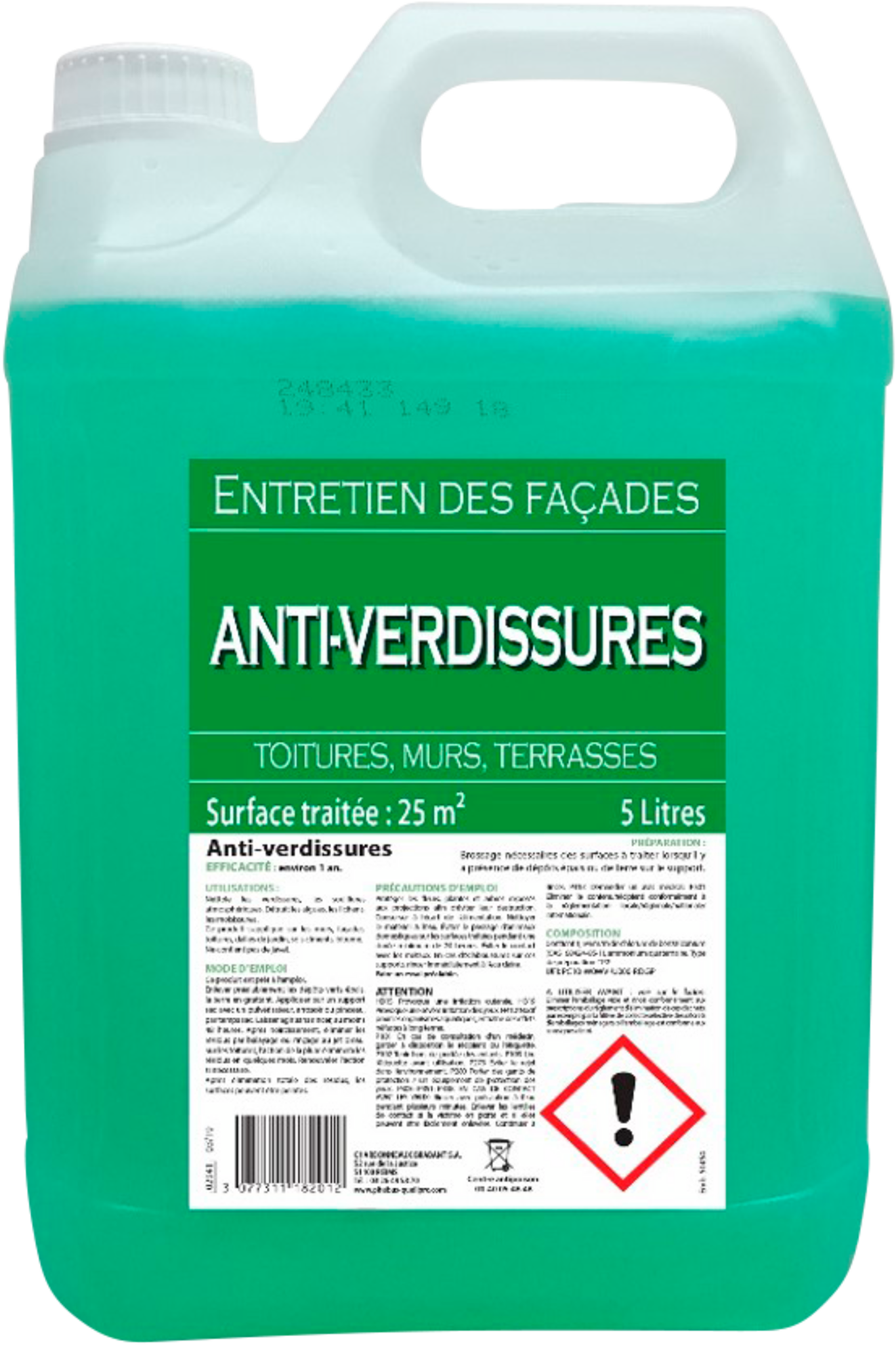  ANTI-VERDISSURES code EAN 3077311182012 