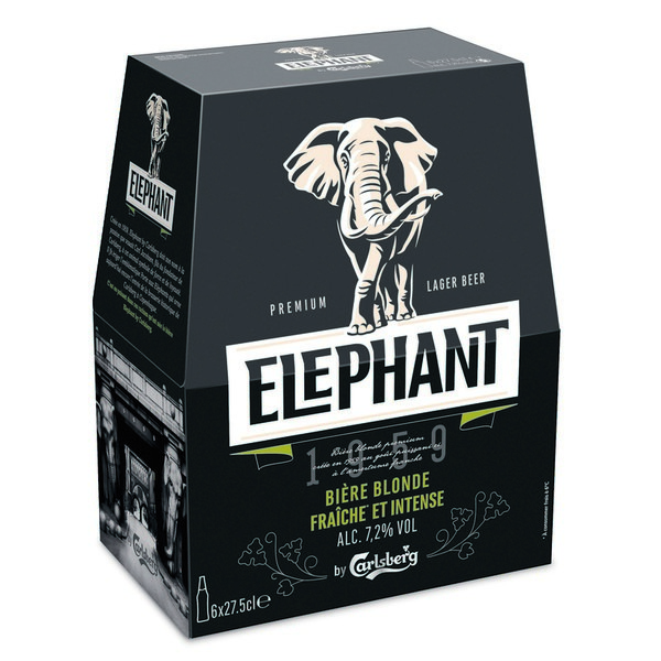 carlsberg BIÈRE BLONDE ELEPHANT CARLSBERG code EAN 3080216047072 